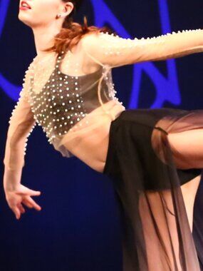 Sheer Nude Long-Sleeve Embellished Top Pearl Rhinestone Coquette Glam Dance